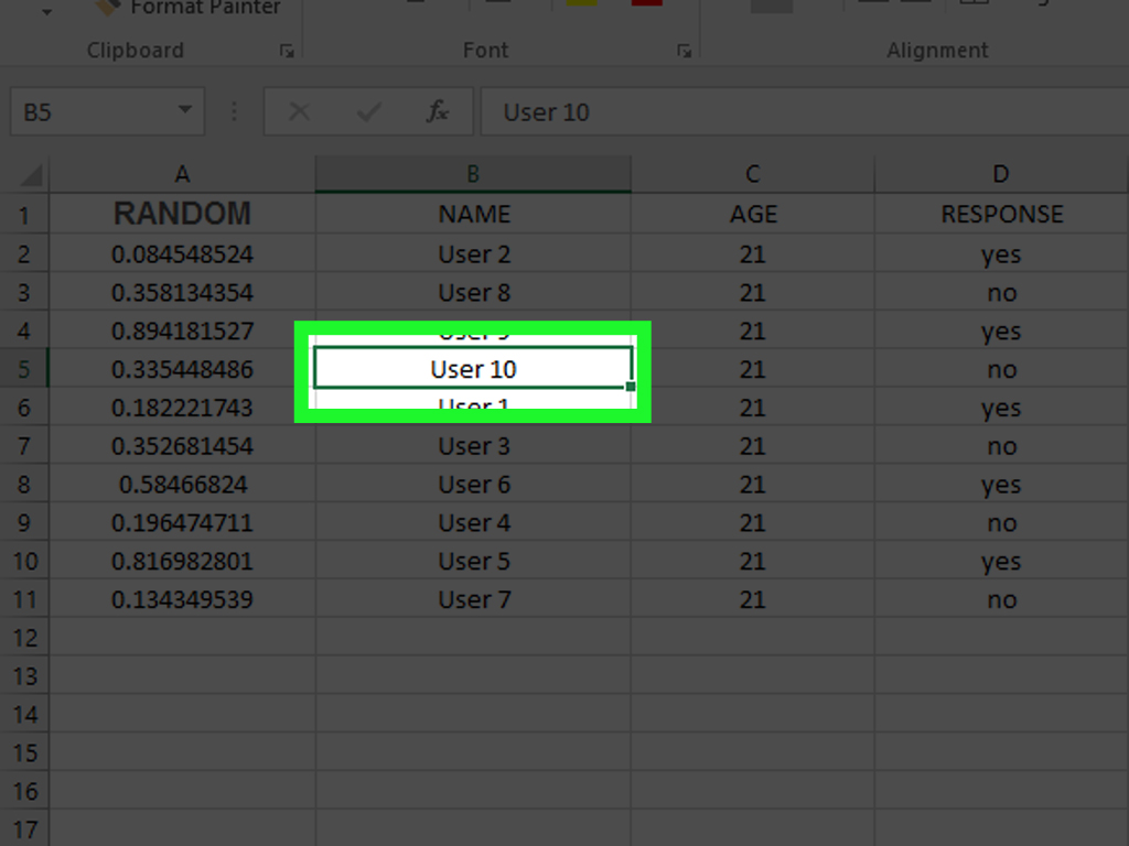 How Do You Do A Random Sample In Excel