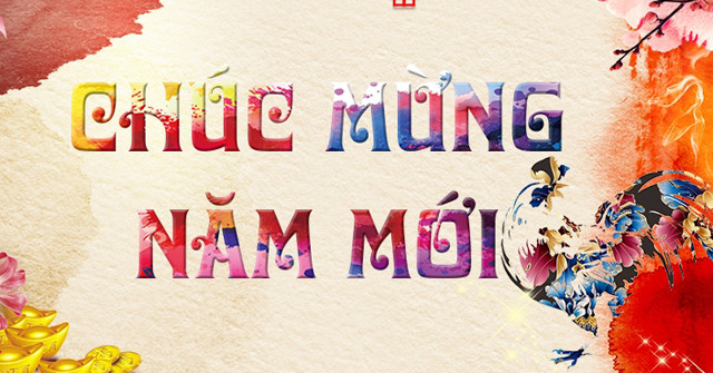 How to Create a Simple Mau Mau Tu New Year Greeting Card with Paint