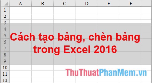 Với tính năng insert table Excel, bạn không còn lo lắng về việc phải tạo bảng tính bằng cách thủ công nữa. Đơn giản chỉ cần chọn số ô và hàng cần có và phần mềm Excel sẽ tự động tạo ra bảng tính chất lượng cao để bạn có thể làm việc một cách hiệu quả.