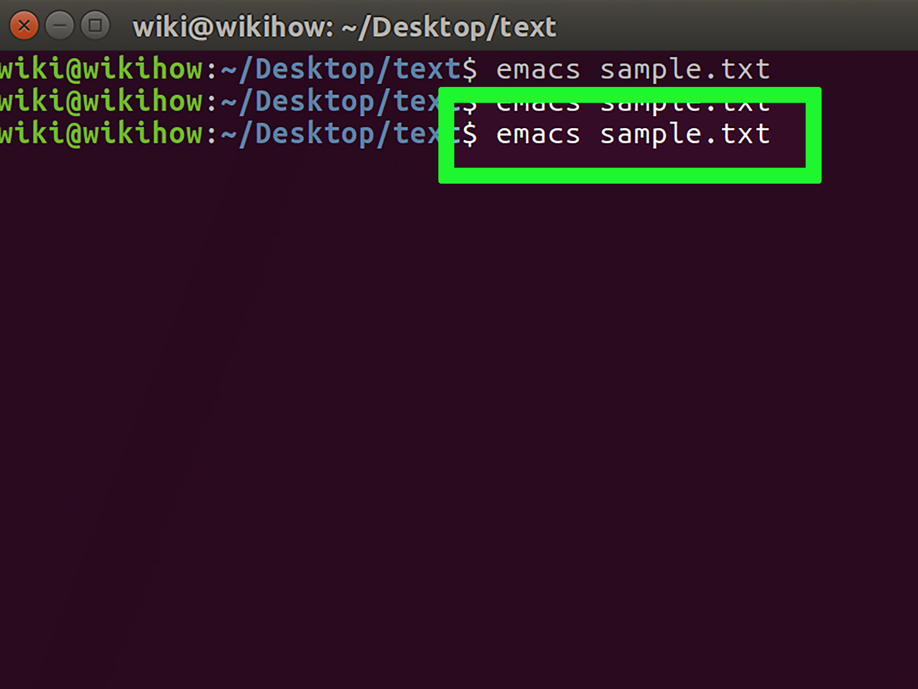 linux cmd create text file