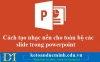 How to Create Background Music for All Slides in PowerPoint