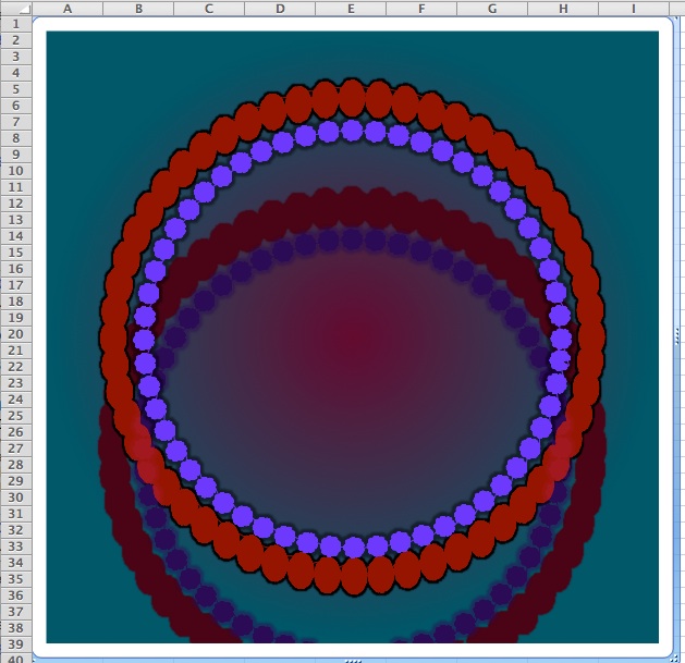 Enter: How to Create Nearly Concentric Rings of Sinewave Spheres