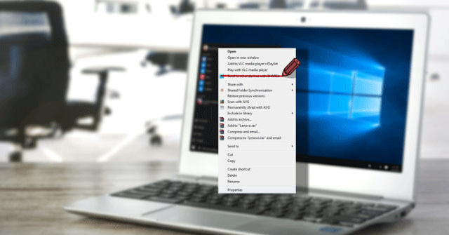 How to Delete Options in the Windows Context Menu