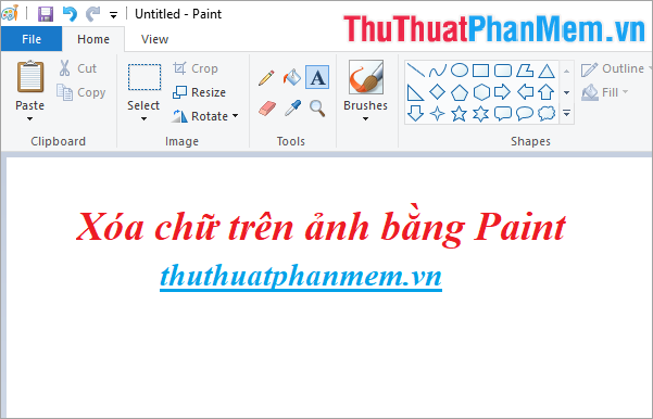 How to Delete Text on Photos with Paint Is Extremely Simple