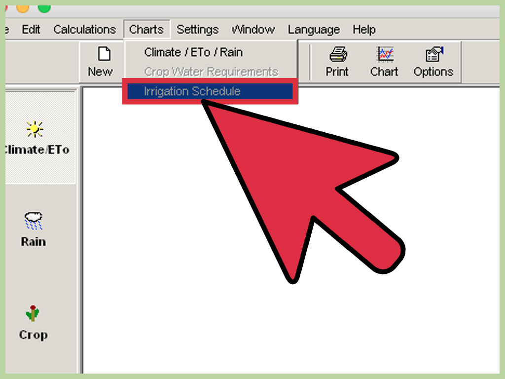 How to Develop an Irrigation Schedule Using Cropwat 8.0