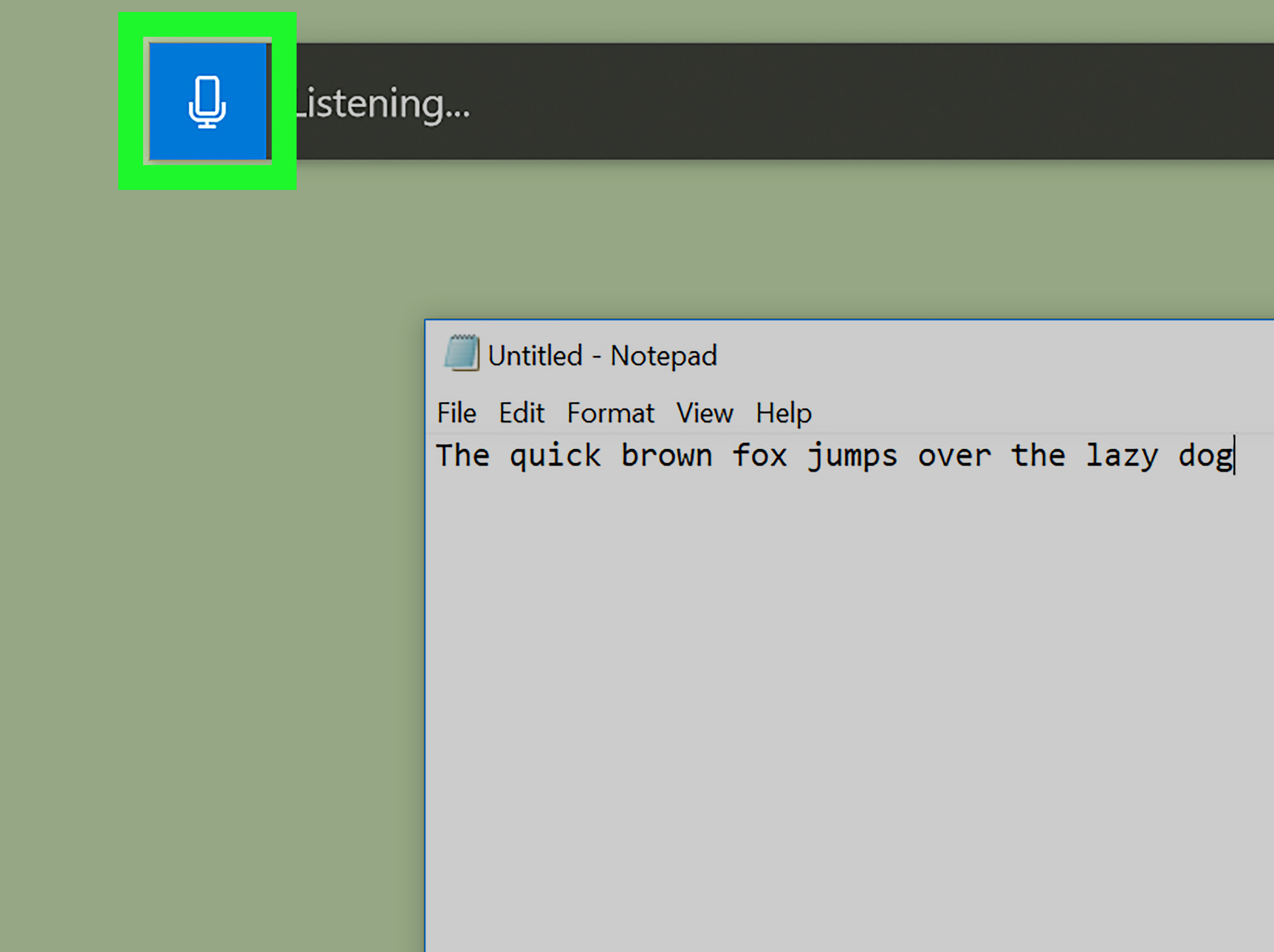 Text: How to Dictate in Windows 10