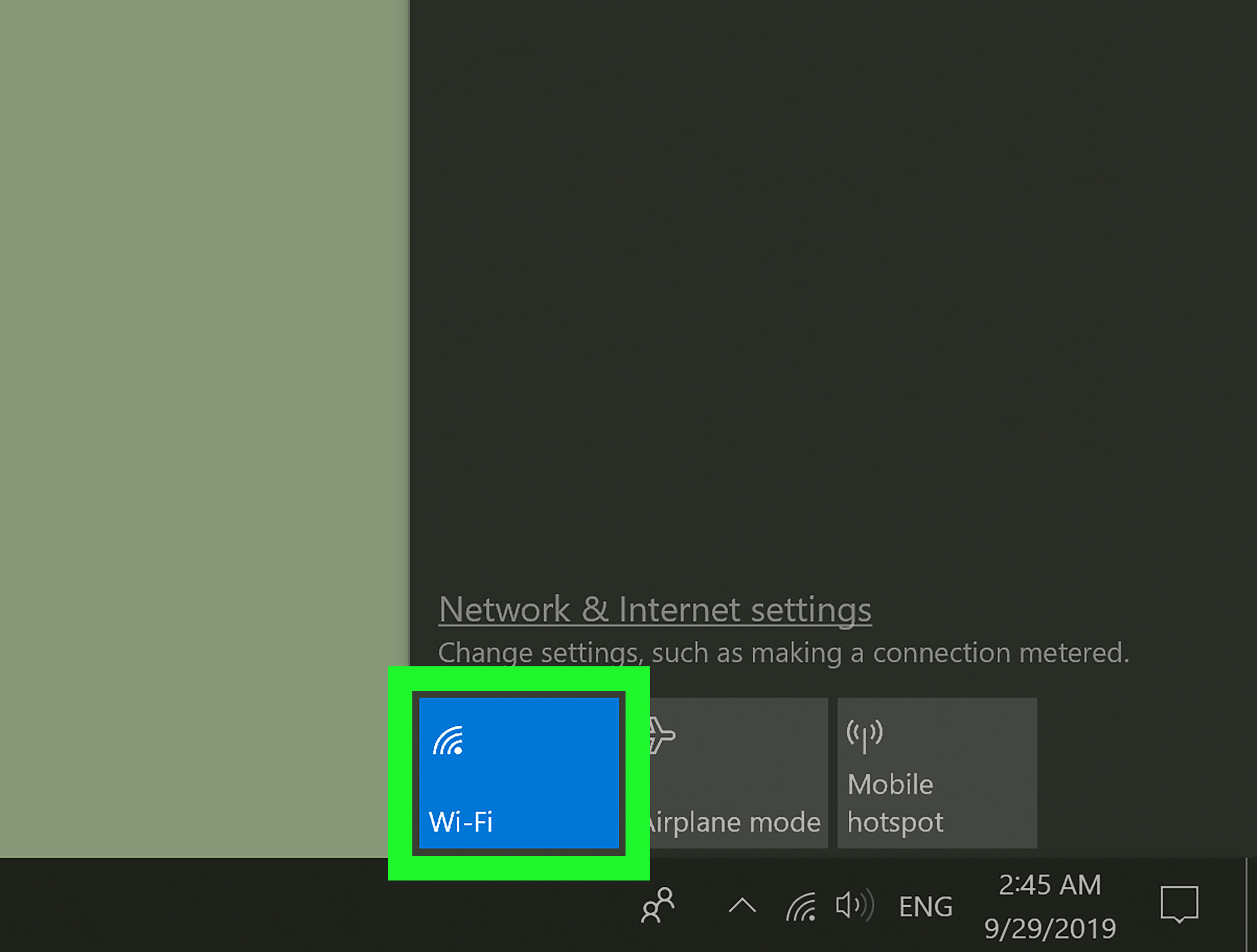 Click: How to Disable Internet Connection (Windows)