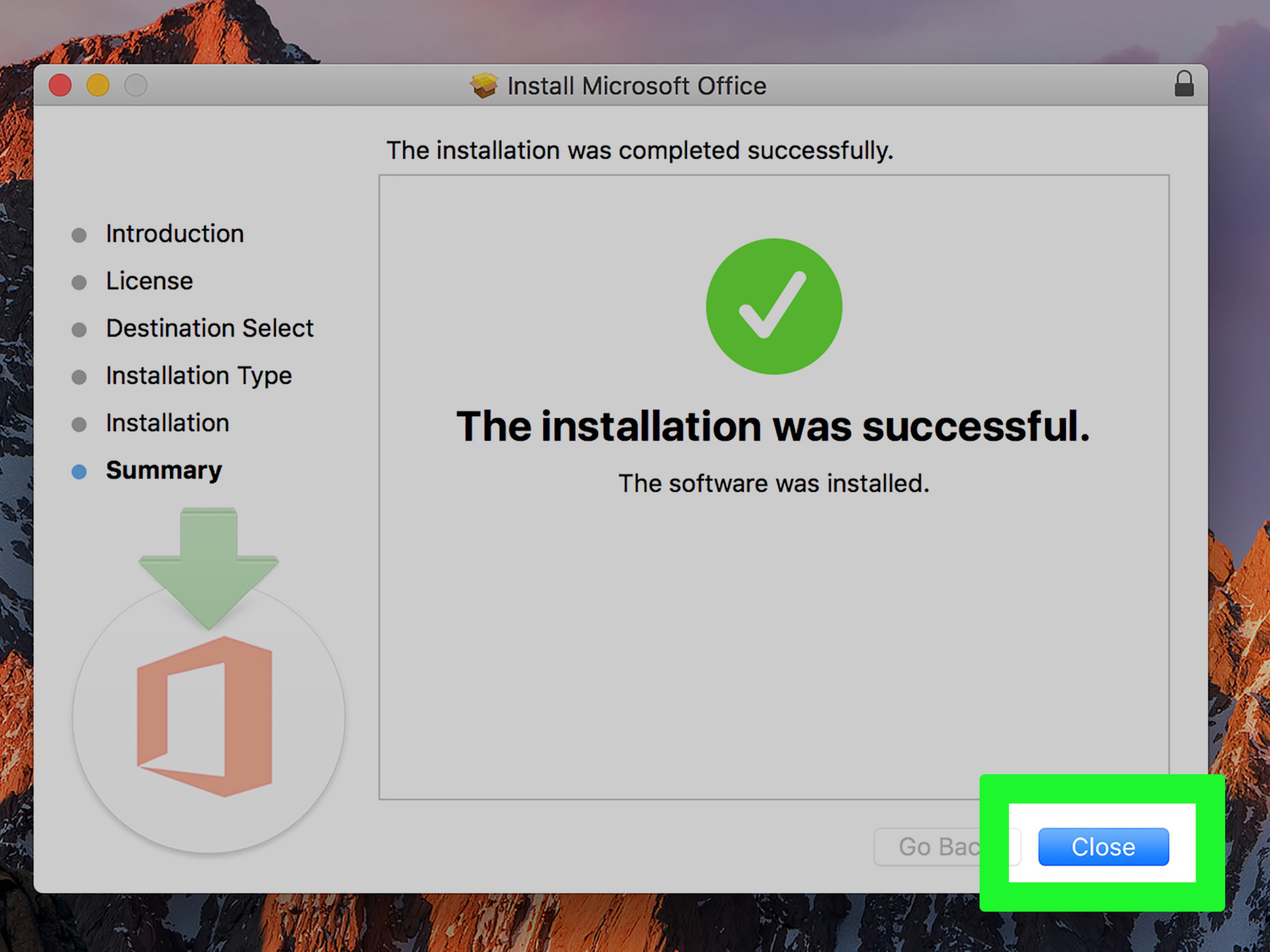 how to download and install microsoft office on mac