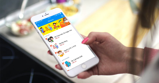 How to Download New Year's Sticker on Zalo