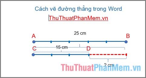 Hướng dẫn vẽ sơ đồ đoạn thẳng trong word dễ dàng và chính xác