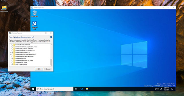 How to Enable / Disable Video Input in Windows Sandbox on Windows 10