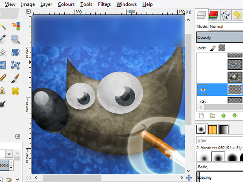 How to Fade an Image for an Advertisement Using Gimp