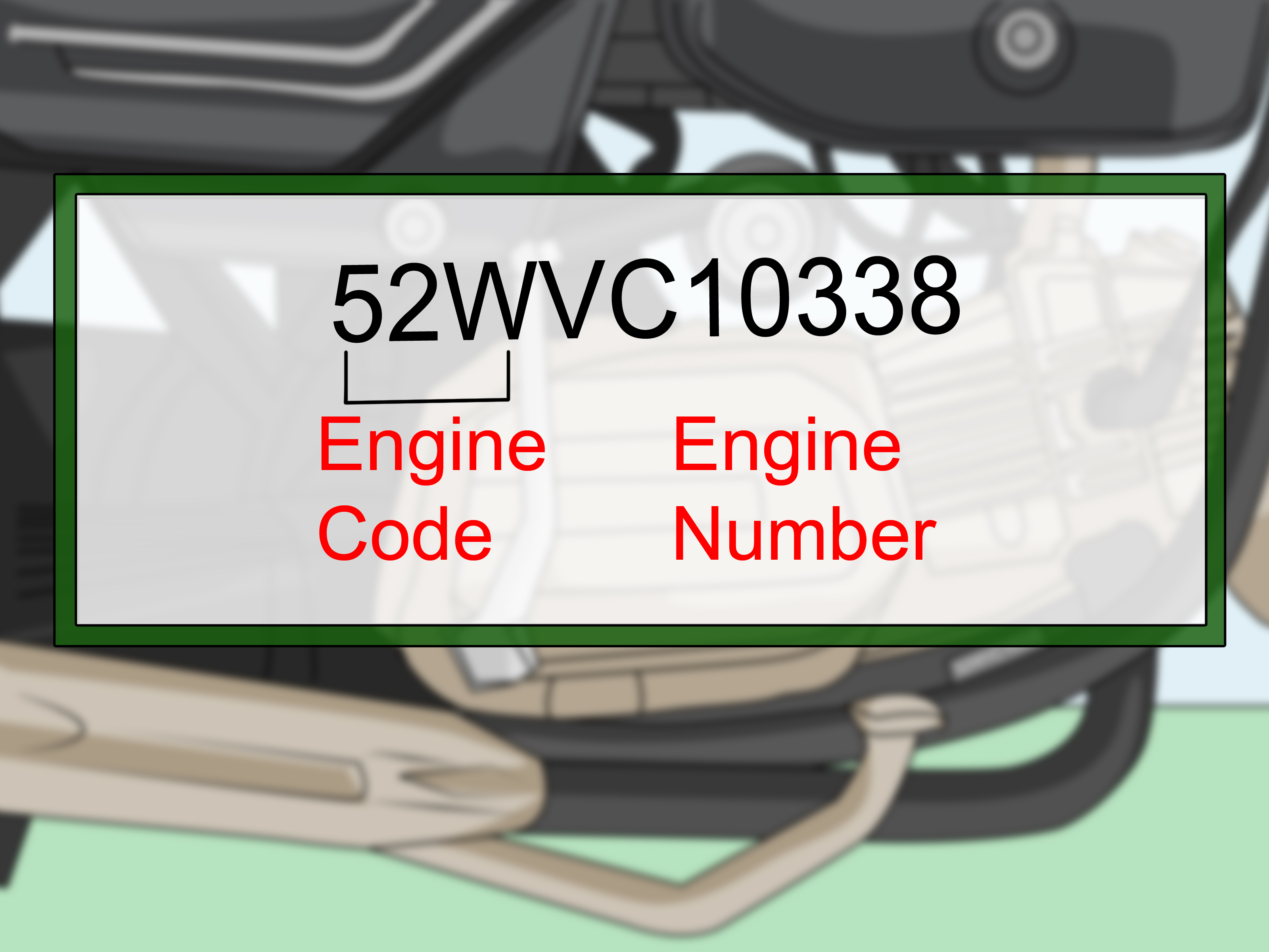 How To Find The Chassis And Engine Number