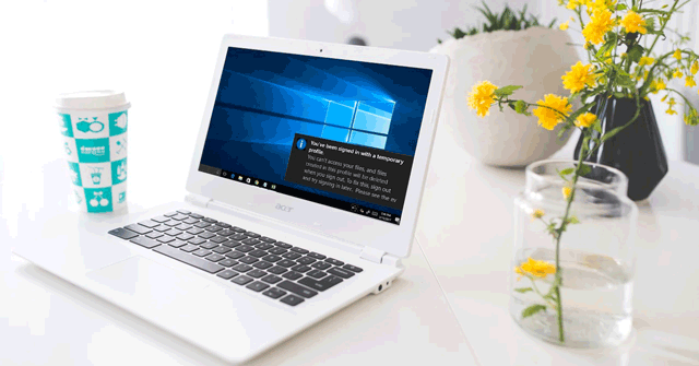 How to Fix 'You've Been Signed in with a Temporary Profile' Error