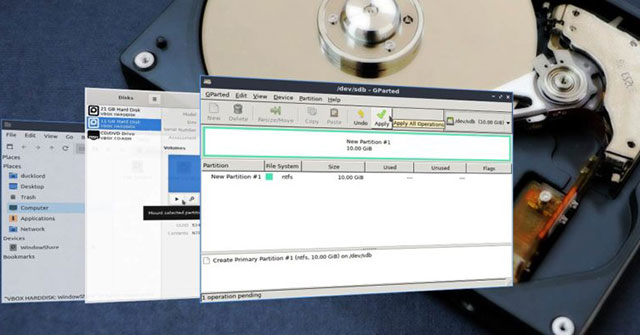 How to Format a Hard Drive into Ntfs in Linux