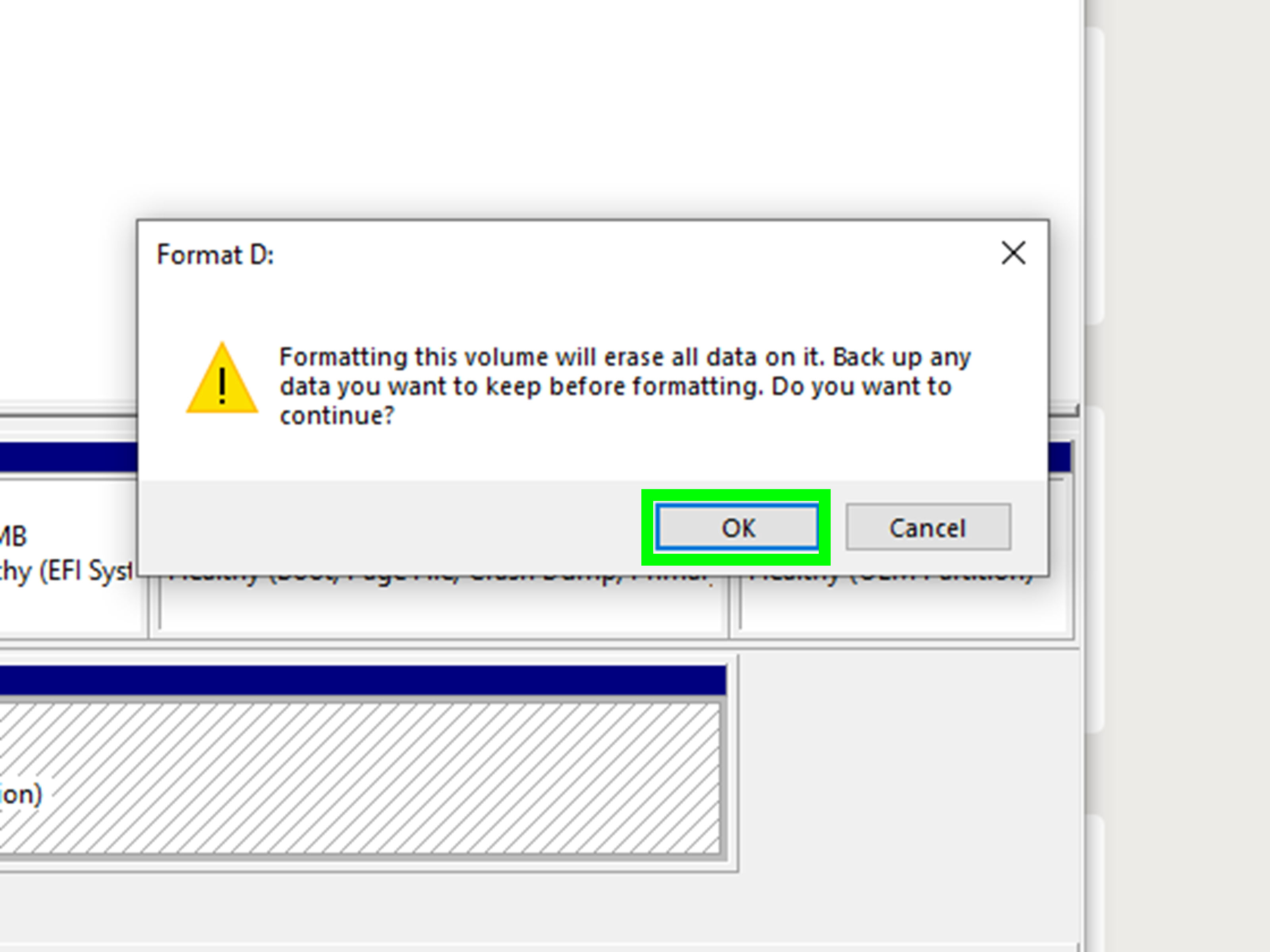 Drive: How to Format Windows