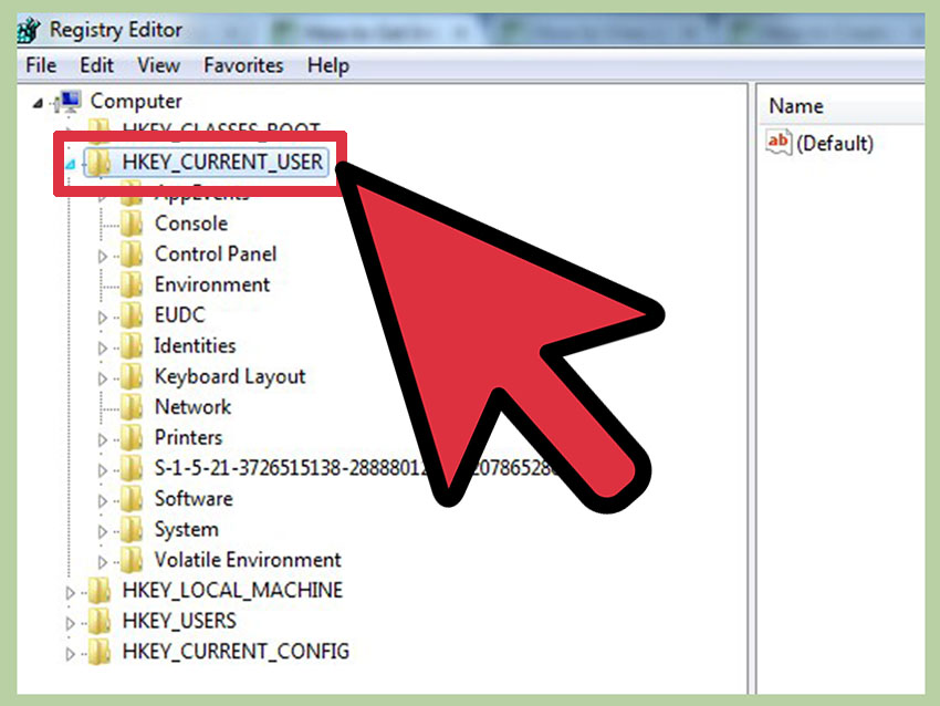 Restore: How to Get into a Computer Registry
