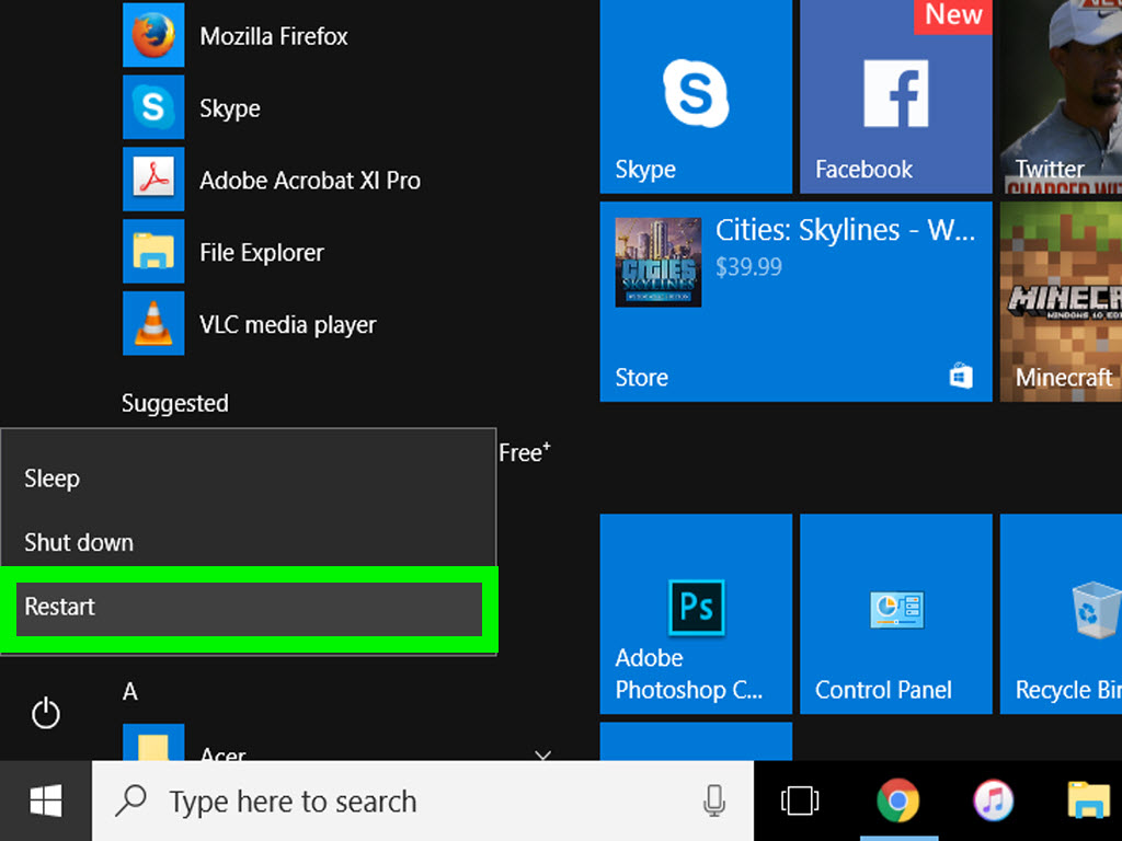 Task: How to Get Your Windows 10 Start Menu Back