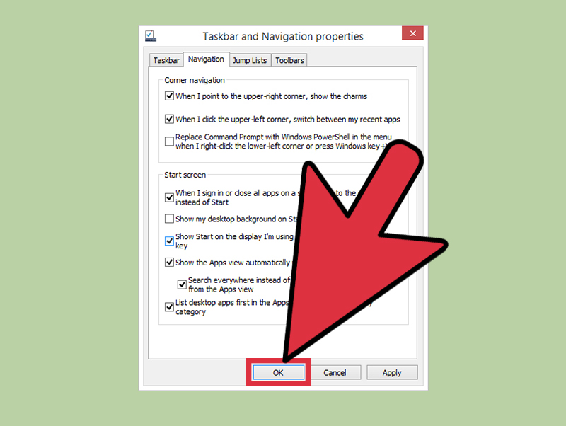 How to Go Straight to Desktop When You Sign in on Windows 8