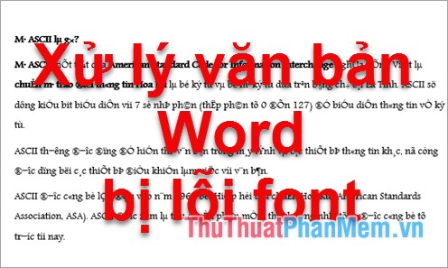 How to Handle Opened Word Documents with Font Errors