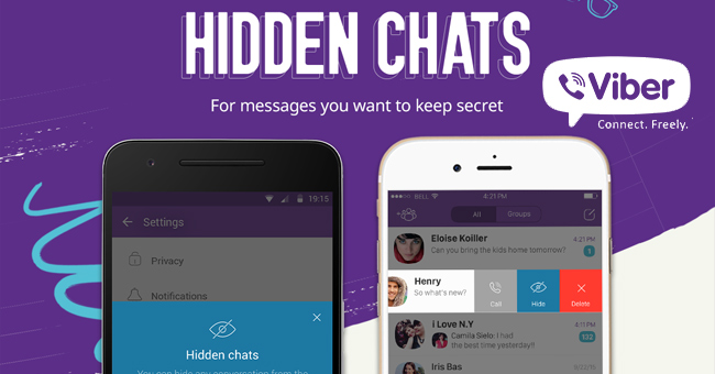 How to Hide, Hide the Chat Content, Chat on Viber