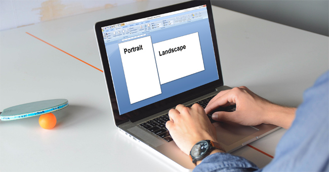 How to Horizontally Rotate Any Page of Paper in Word