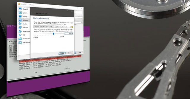 How to Increase Hdd Capacity of Virtualbox with Clonezilla