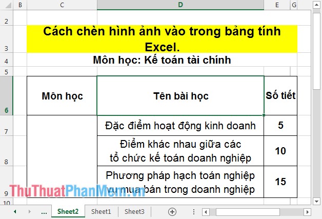 How to Insert Images into Excel Spreadsheets