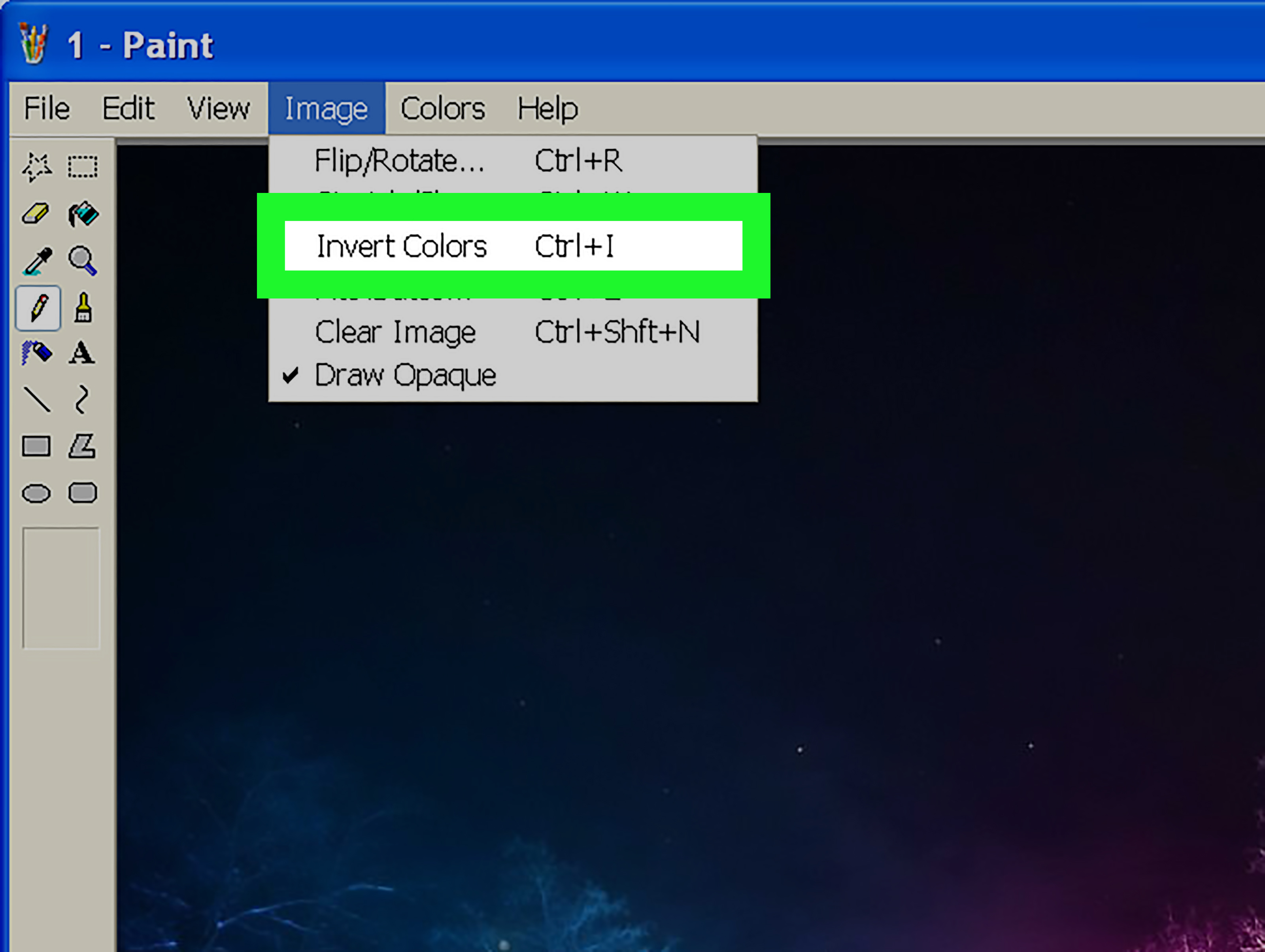 How To Invert Colours In Ms Paint