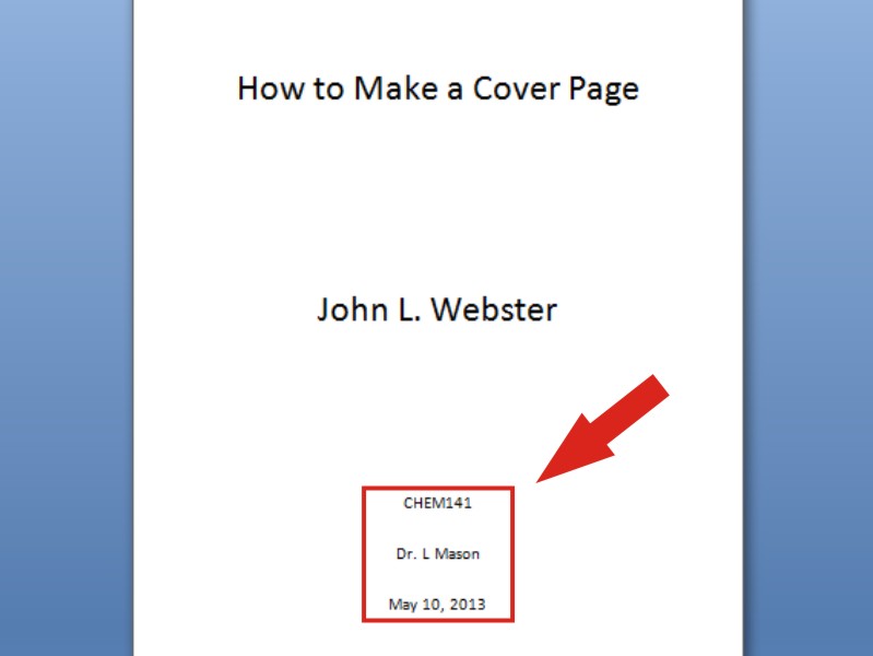 How to Make a Cover Page: Step-by-Step Guide