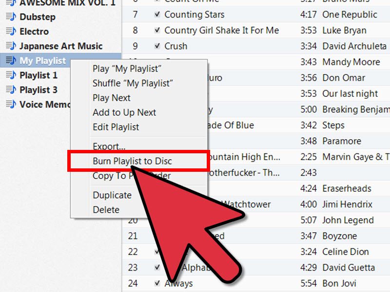 Song: How to Make a Power Hour Cd in Itunes