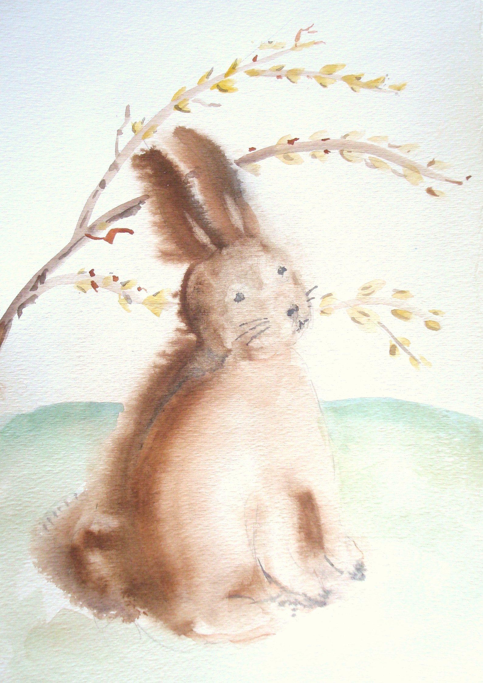 How to Paint Soft Bunny Fur in Watermedia: Step-by-Step