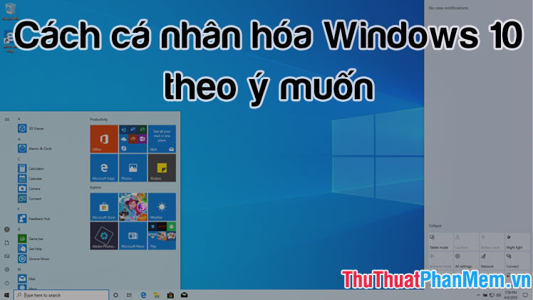 How to Personalize Windows 10 as You Like