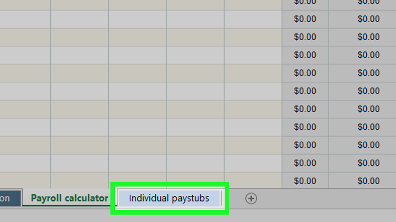 Employee: How to Prepare Payroll in Excel
