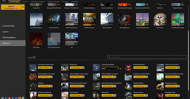 Epic download game launcher