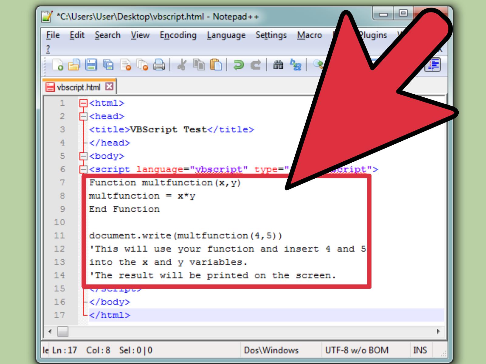 How To Program With VBScript