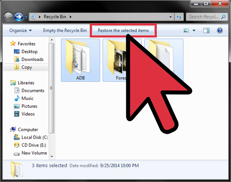 How to Recover Deleted Files on Copy