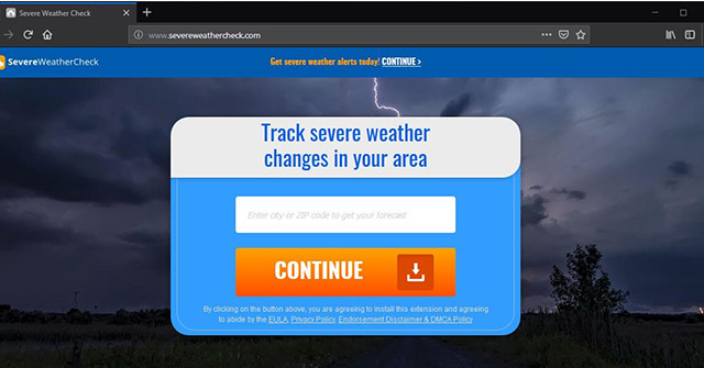 How to Remove Severeweathercheck