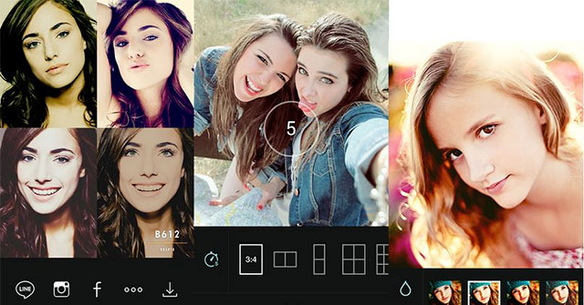 How to Remove the B612 Logo in the Image