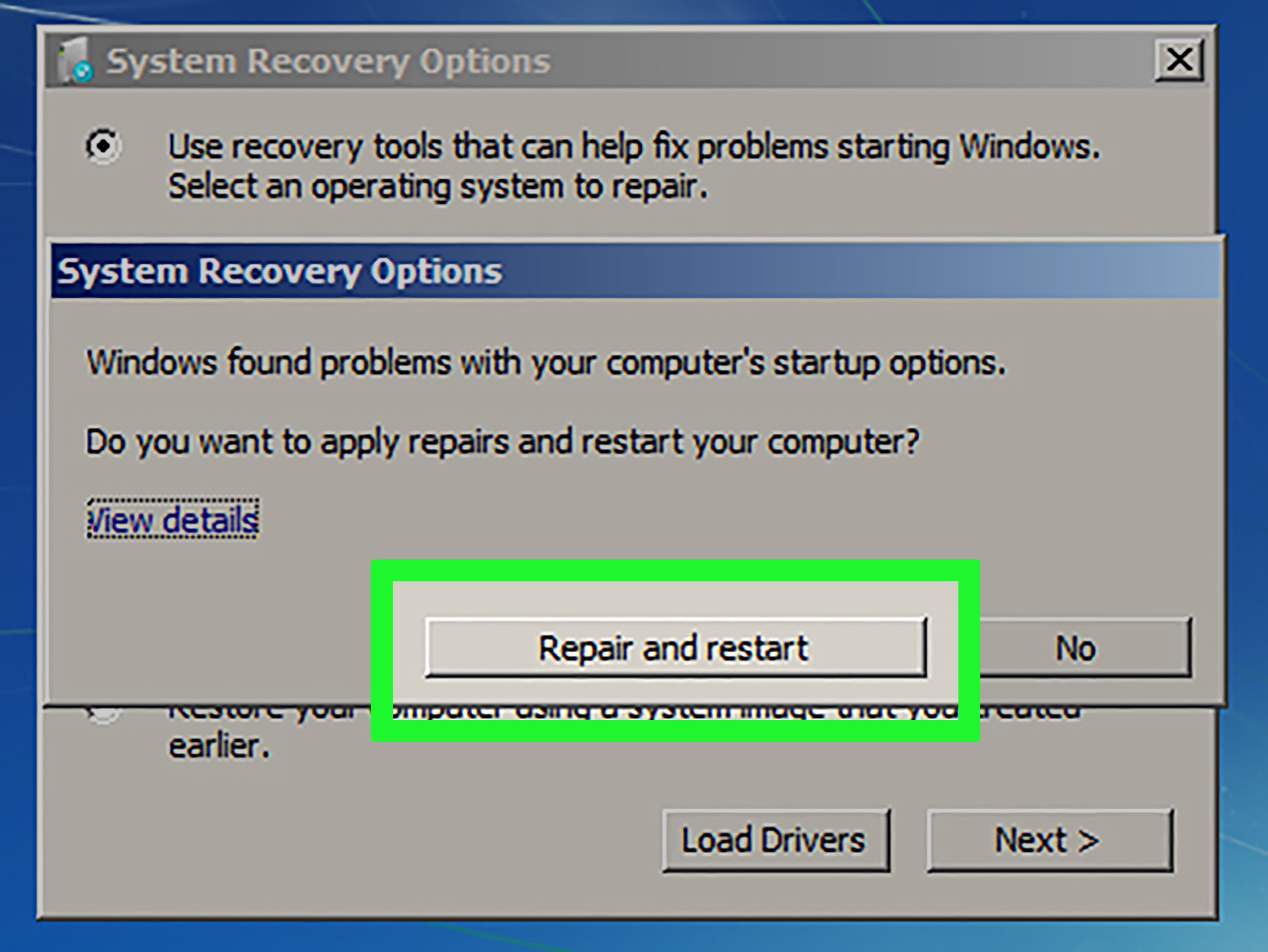 How to Repair Windows 7