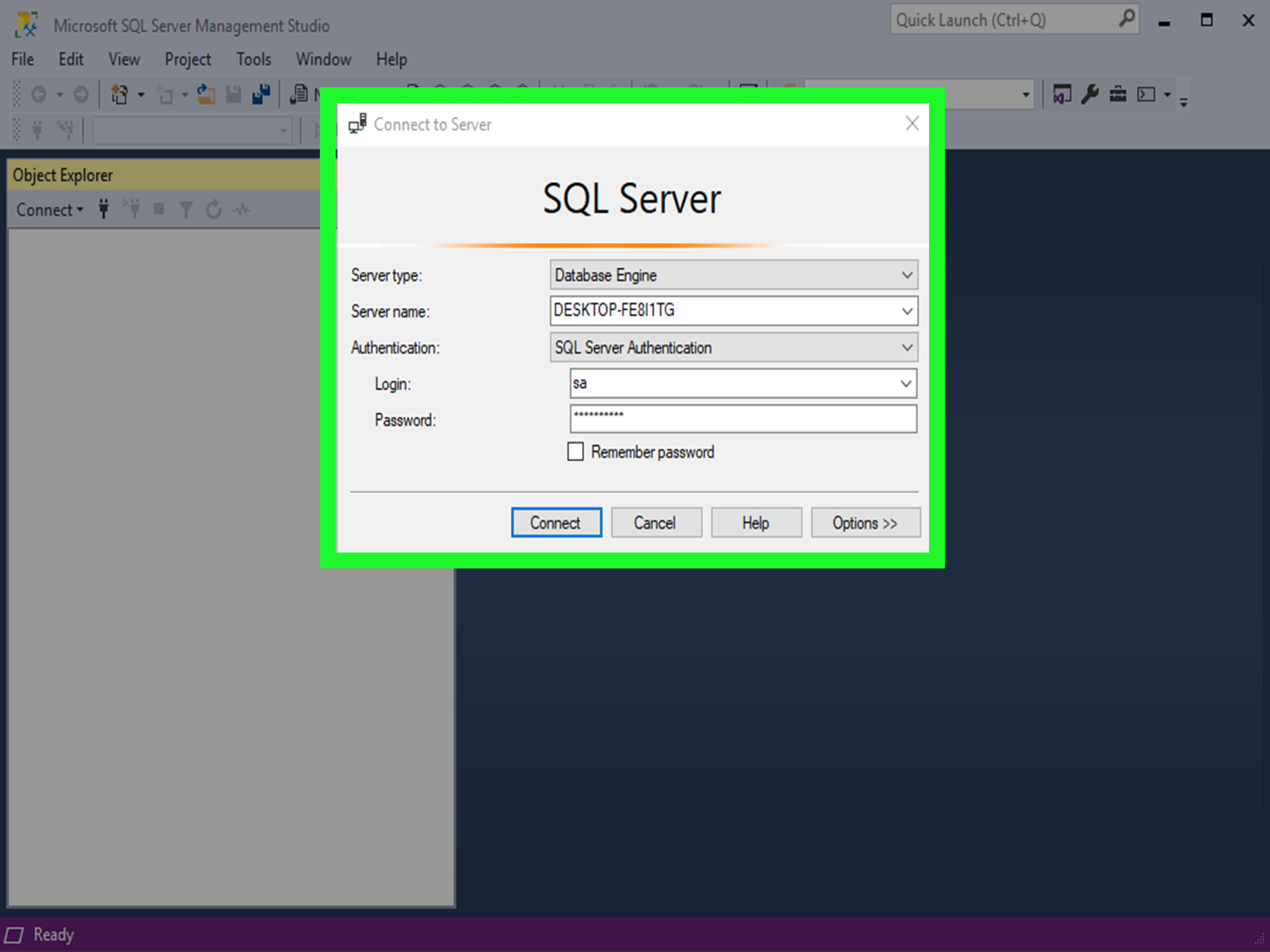 How To Reset SA Password In Sql Server