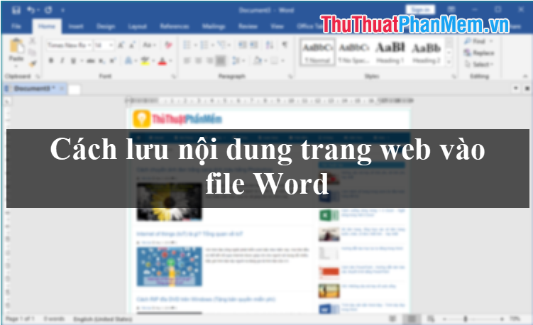 How To Save Web Page Content Into Word Files For Later Viewing ...