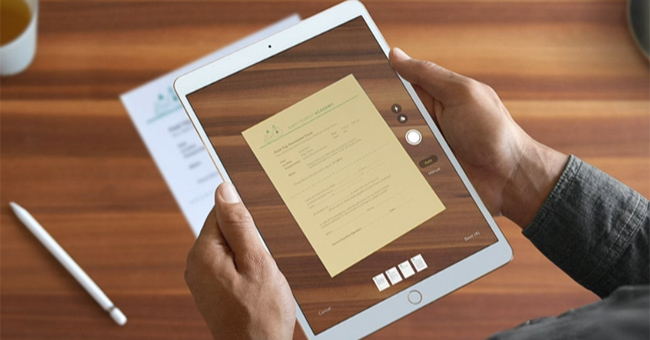 How to Scan Documents on iOS 11 Note Application