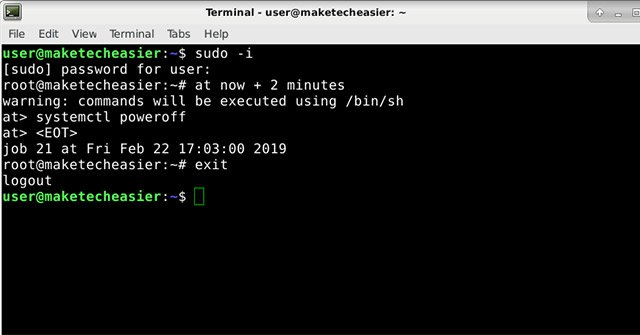 How to Schedule Linux Commands with 'At'