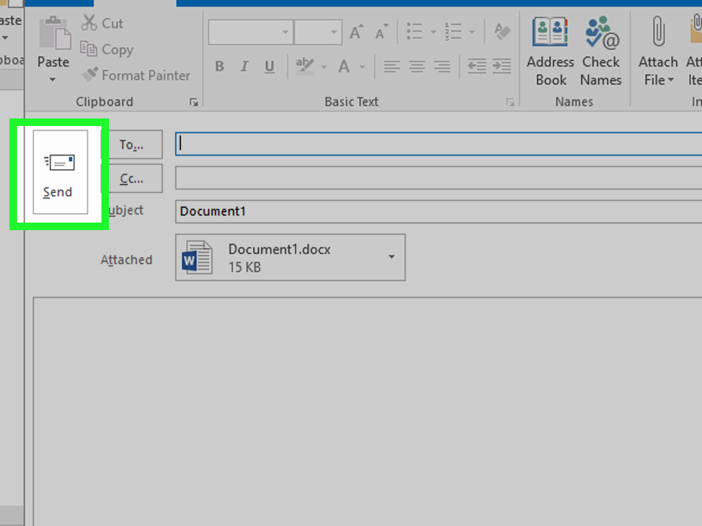 How to Send a Word Document