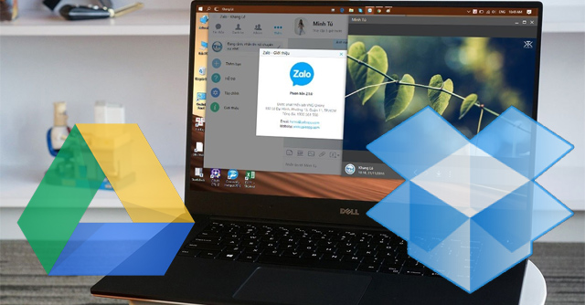 How to Send Files from Google Drive, Dropbox on Zalo PC