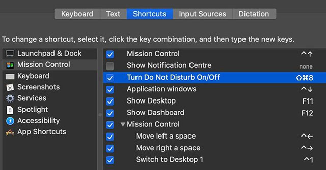 Macc: How to Set Do Not Disturb Shortcuts on a Mac