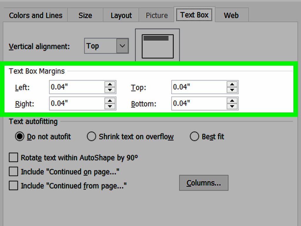 Box: How to Set Margins in Microsoft Publisher
