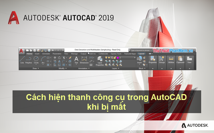 autodesk autocad toolbar disappeared