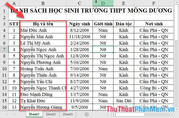How to Split, Merge First Name in Excel